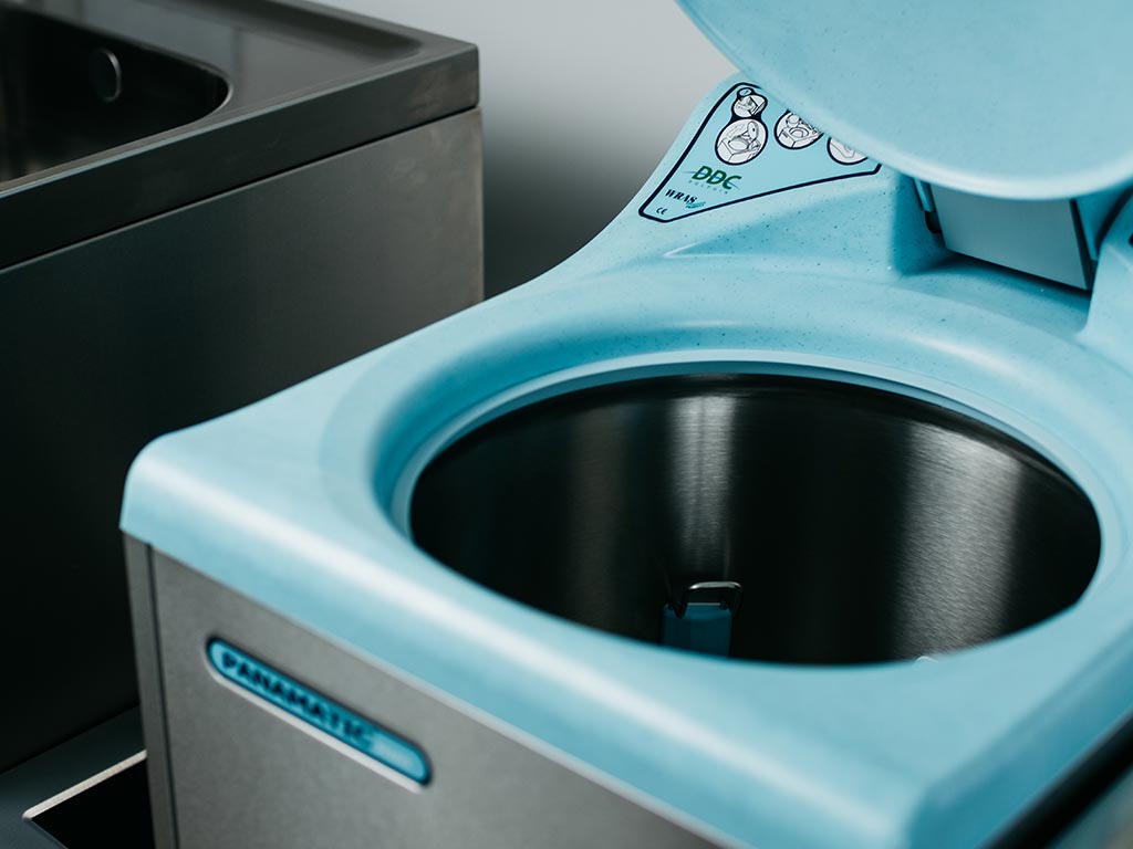 DDC Dolphin Panamatic Midi Bedpan Washer Disinfector Inside